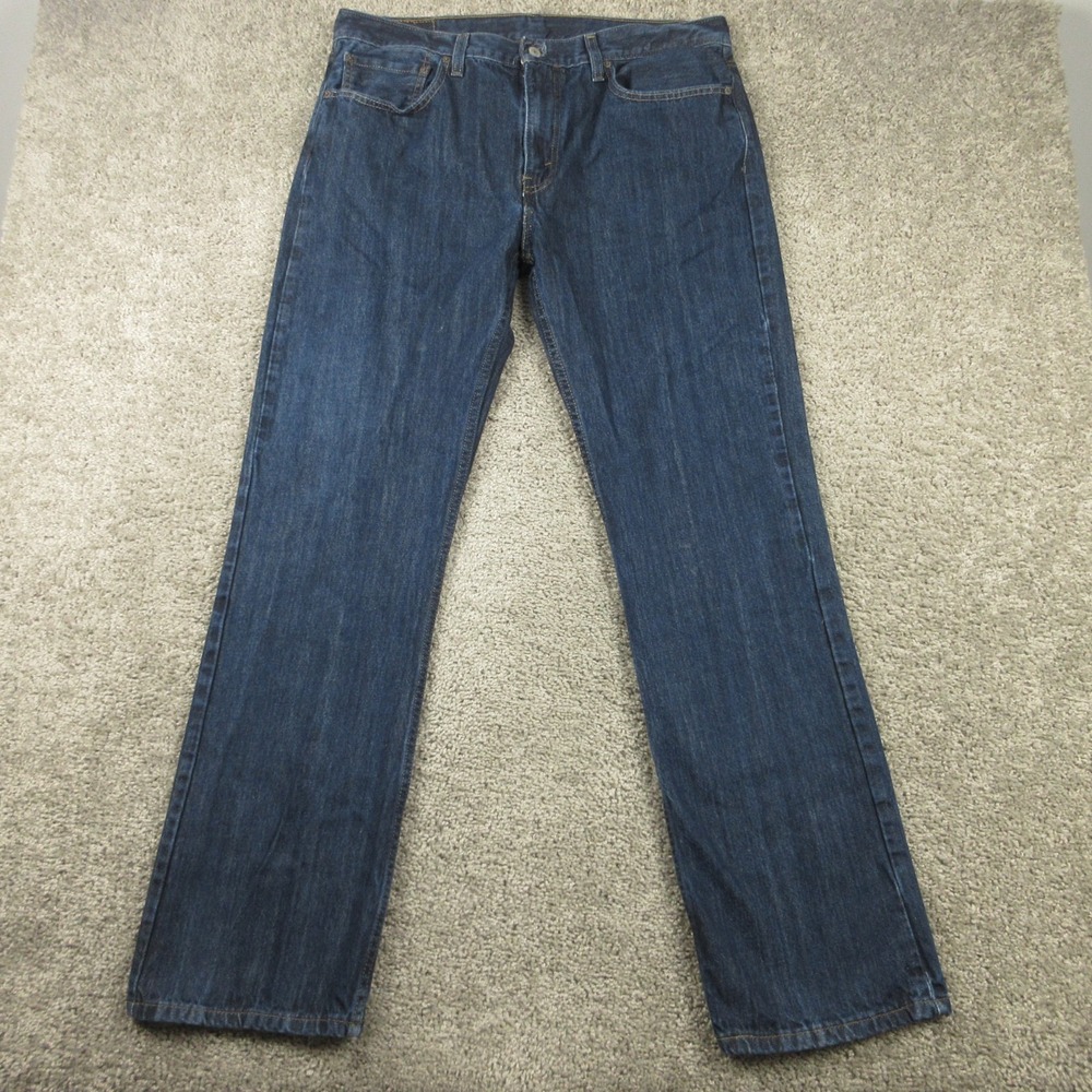 Levis Jeans Mens 36x34 Blue 527 Bootcut Western Cowboy Rodeo Ranch Denim Pants